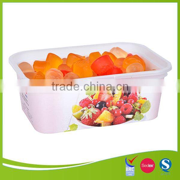 2L pp plastic container for food