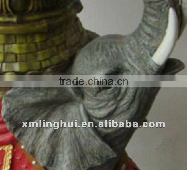 Cute Indian Style Polyresin Garden Elephant Planter For Sale