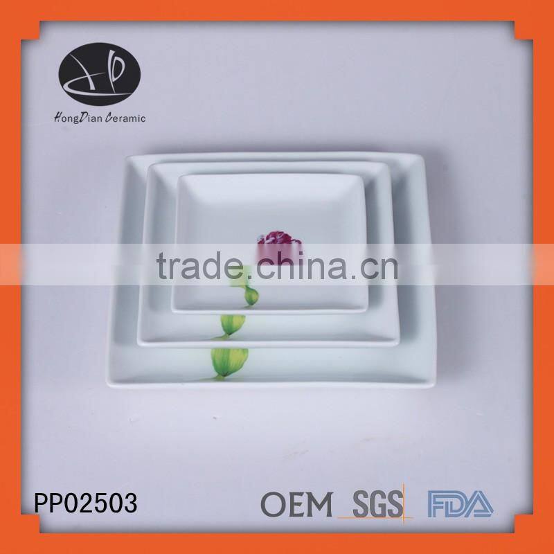chaozhou porcelain factory ceramic dinnerware set with decal,dinner plate