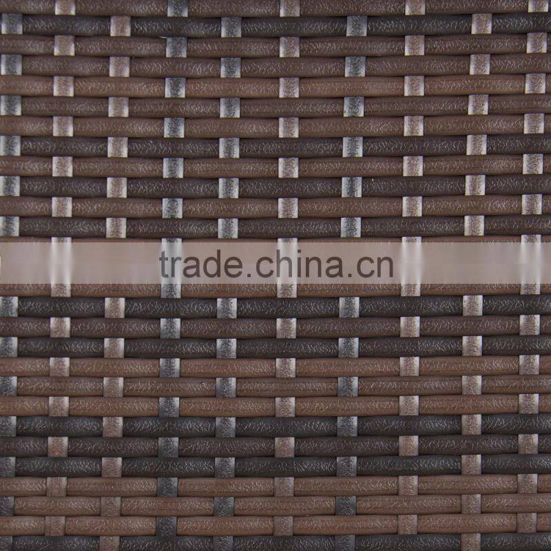 Outdoor Patio Furniture All-Weather Brown Wicker Swivel Bar Stool with Cushion