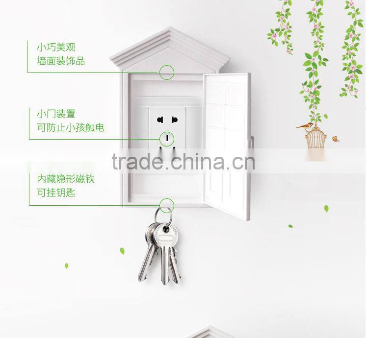 Creative Door Shape Waterproof Cover of Outlet and Anti-electric shock Cap of Socket