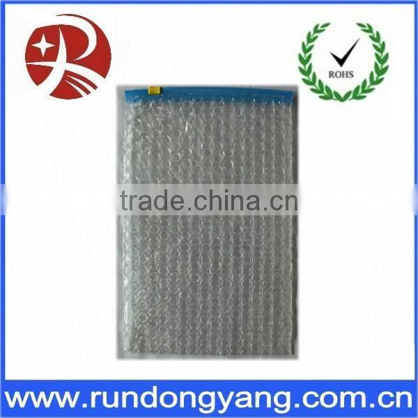 Hot sale plastic bubble zipper bags with high quality for packing