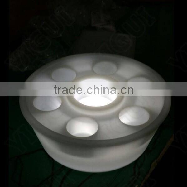 Wholesale Plastic led ice bucket for beer promotional project