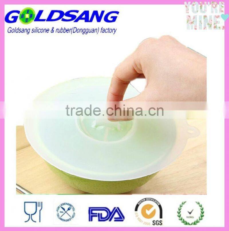 Microwave safe use Leakproof silicone rubber bowl cover