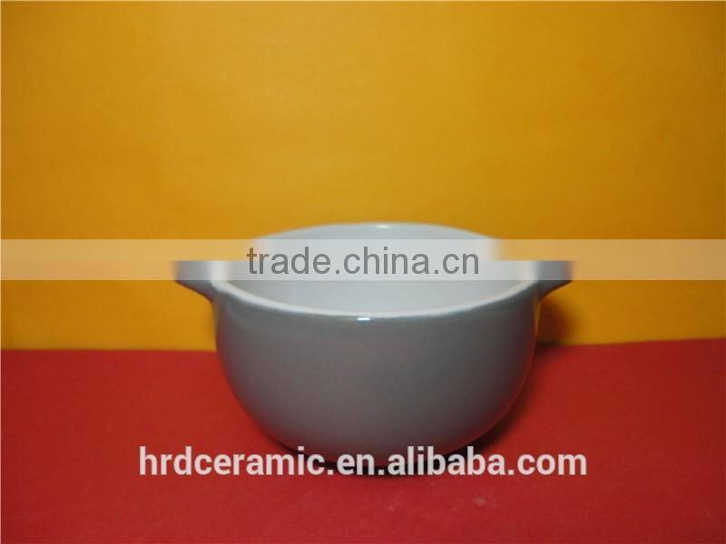 Stocked salad bowl fruit bowl in 17*13*8CM size ceramic bowl