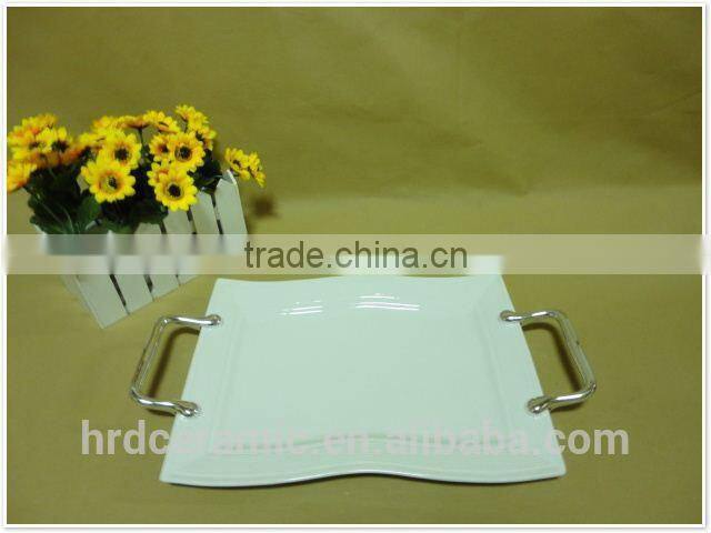 dinner set,stock ceramic dinner plates with handles,crockery