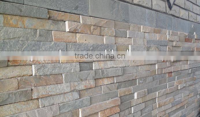 Building material black charcoal cultural stone,Exterior wall decoration,wall stone