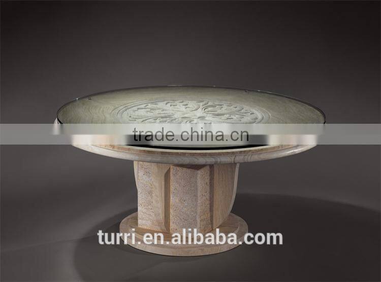 best quality hand carved marble with glass square coffee table