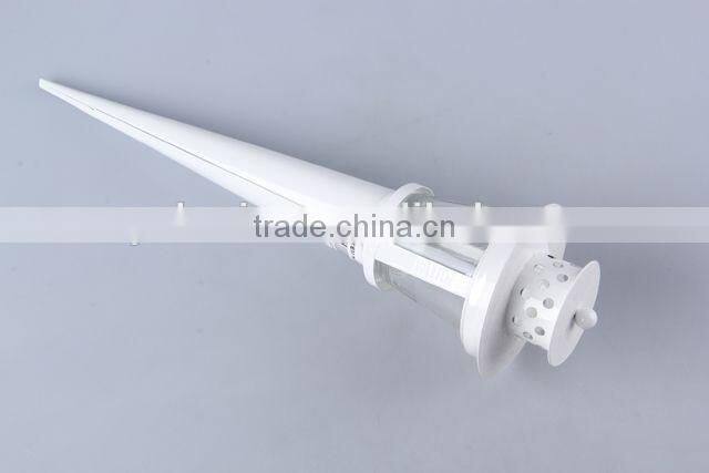 Home Decoration Candlestick/Torch Design Iron+Glass Candle Holder