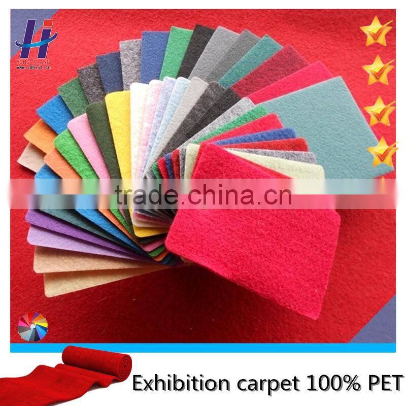 100% Polyester Exhibition carpet for outer/welding/commercial/ on sale with factory price