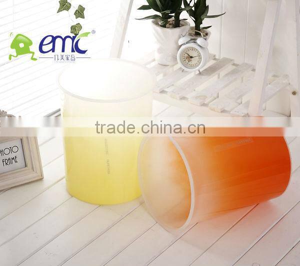 New item two-tone wastbin plastic garbage can