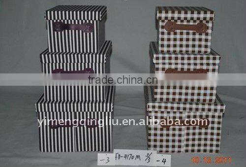 paper craft box with beautiful pattern