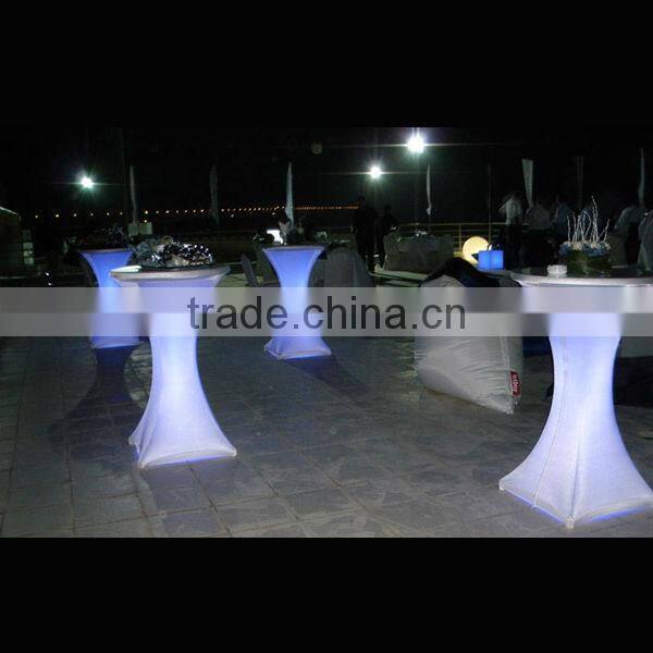 LED illuminated cocktail table/LED cocktail table for events/party