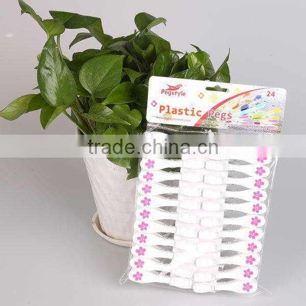 Strong plastic laundry clips