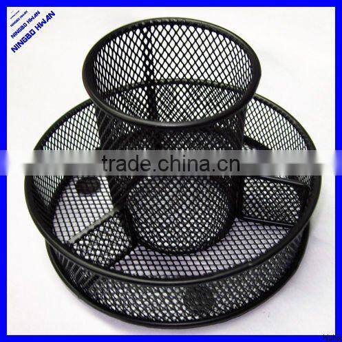 2 layers/2 floors metal mesh document tray