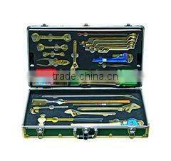 explosion&magnetism proof tools set 28pcs,non sparking tools,UKS,ISO9001