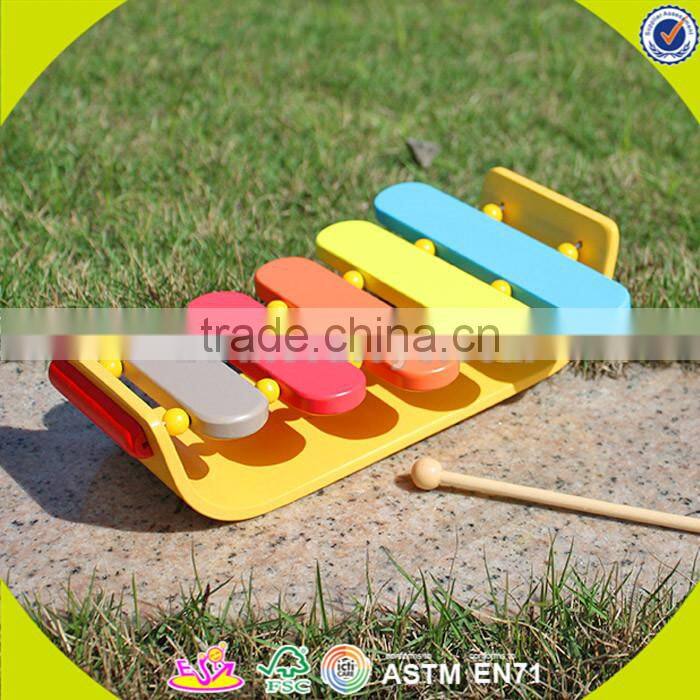 wholesale delicate color wooden xylophone toy most popular wooden xylophone toy for kids W07C022
