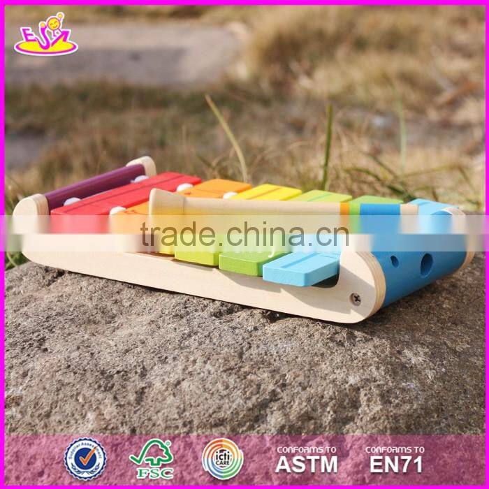 2017 New design children musical talent wooden xylophone for sale W07C056