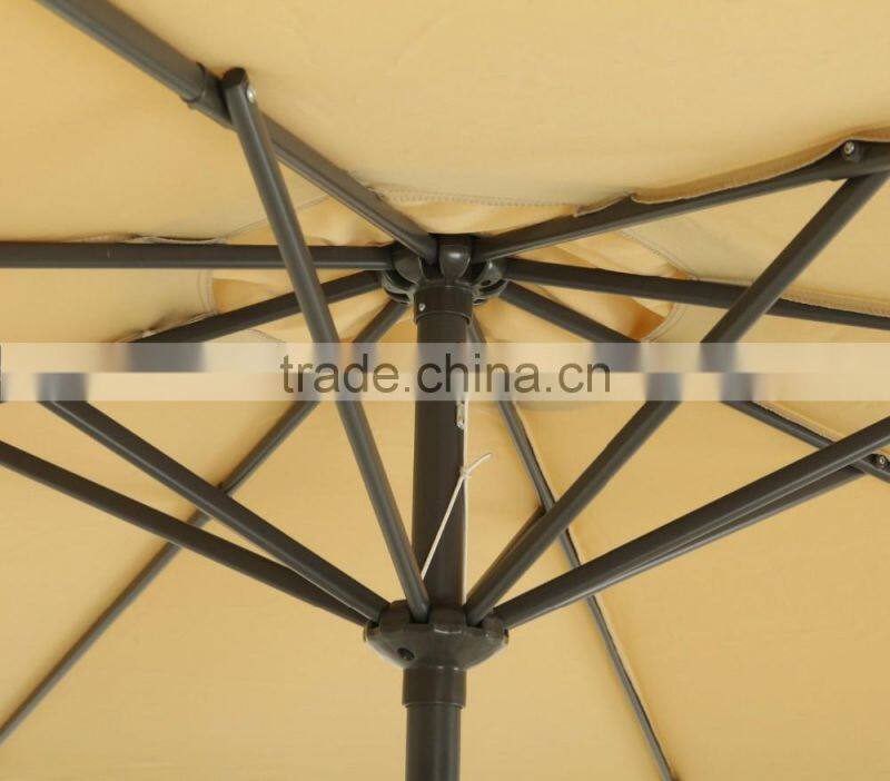 Outdoor Garden Promotional Umbrella 9Feet Market Umbrellas