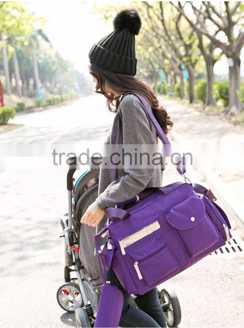 Outdoor Nylon Mommy Organizer Best Baby Diaper Bags