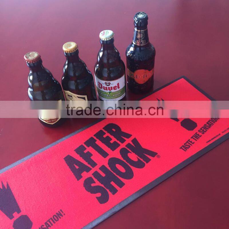 anti-slip bar runner non-woven rubber bar mat