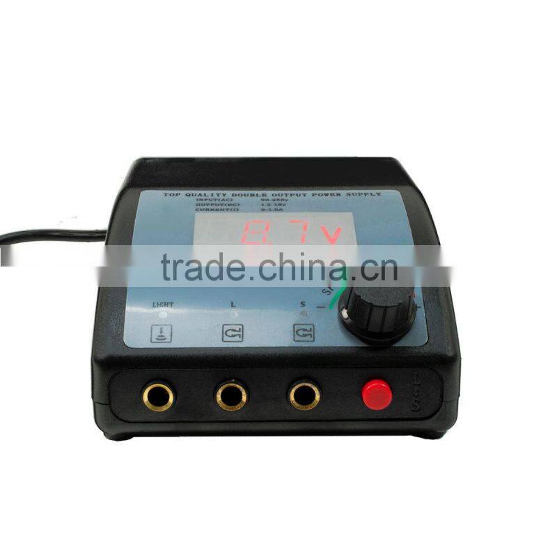 NEW Pro LCD Dual Tattoo Power Supply