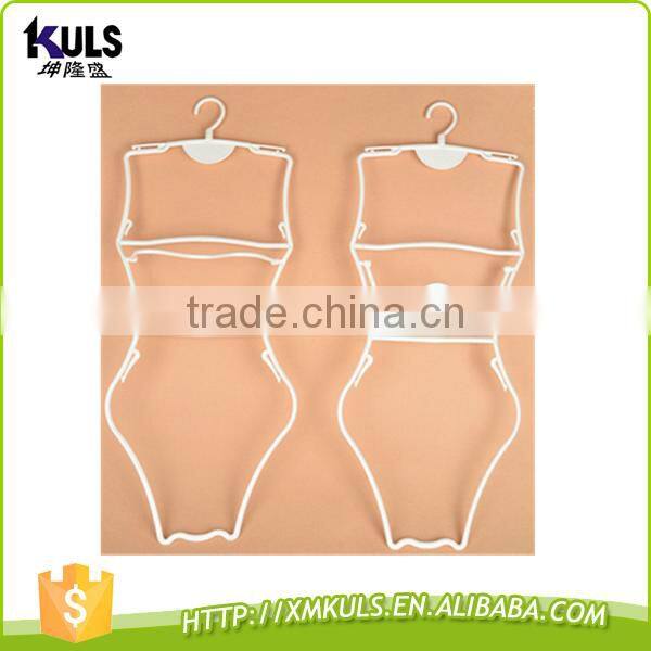 30CM white plastic swimsuit fashion Bathing custom suit hangers