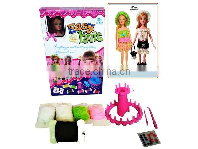 easy knit wool toy