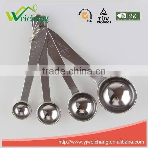 WCE6085 Stainless steel Measuring Spoon ,Set of 4