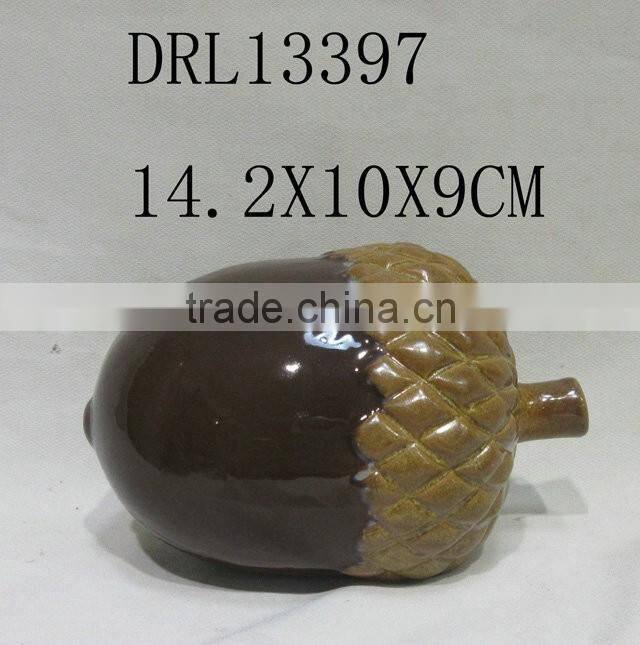 lying ceramic pumpkin lantern LED festive lantern holloween decorations