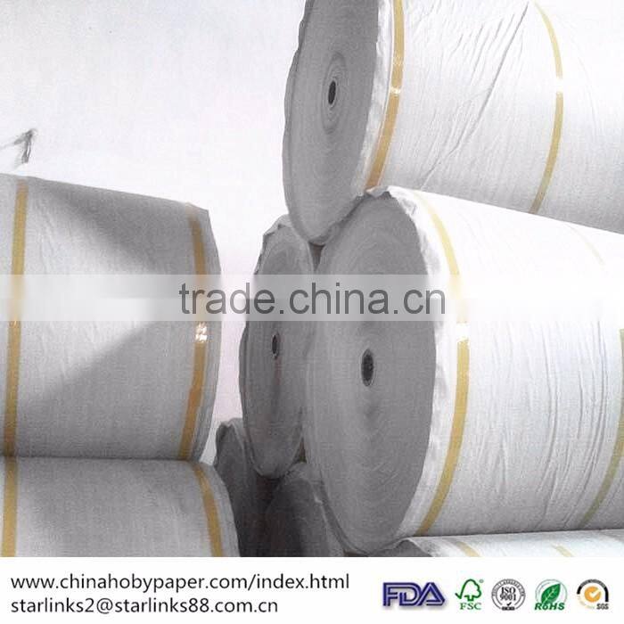 High Printing Quality 100% Recycled 55g White Newsprint Paper Price