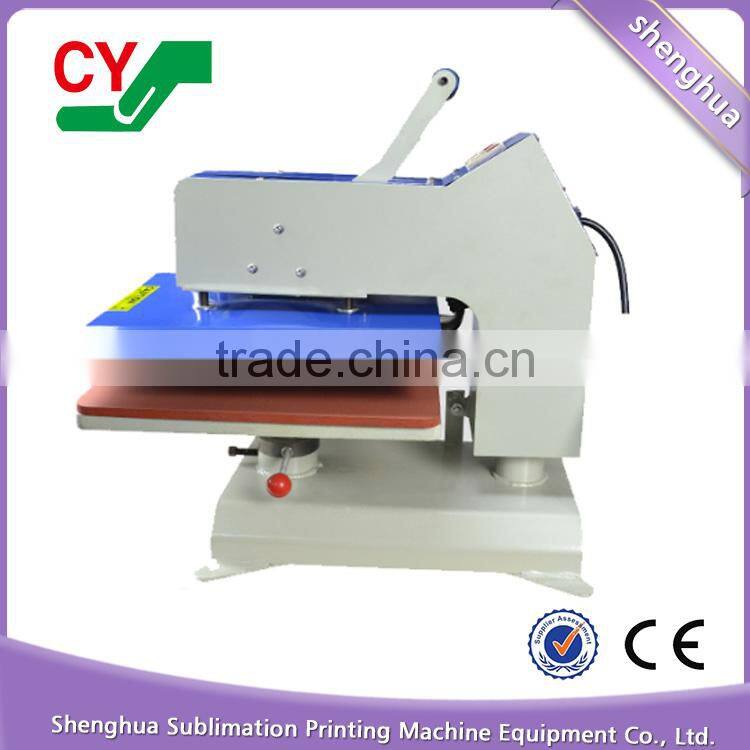 China made shaking head heat press clothes printing sublimation machine