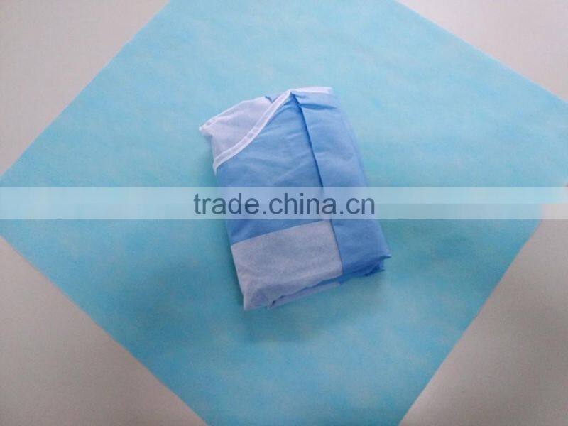 Disposable Surgical Gowns With Ties 100% Polypropylene