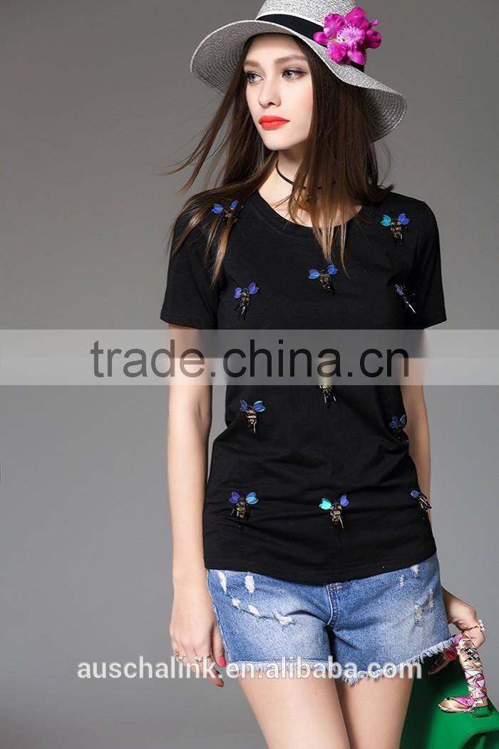 auschalink outdoor summer ladies short jeans pants lowest price