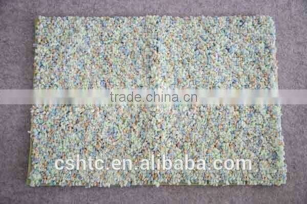 luxury acrylic forging dyed fleece carpet