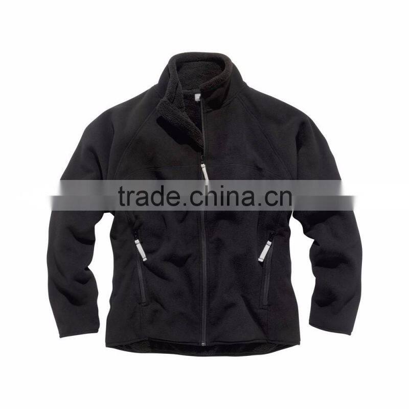 OEM cheap high quality soft warm men winter blank polar fleece jacket