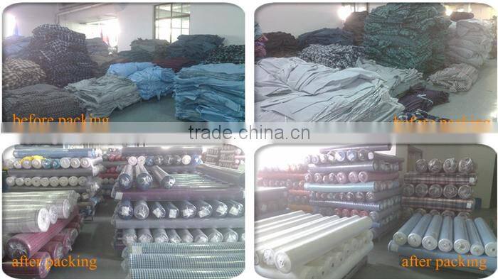 cotton woven yarn dyed plaid flannel fabric