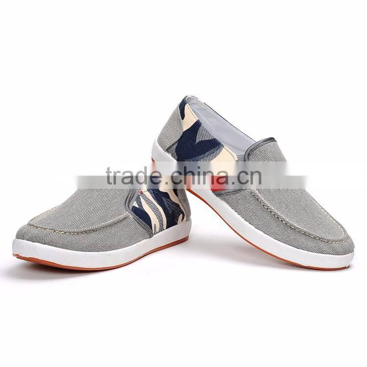 2017 New arrival canvas shoes men casual china shoe factory