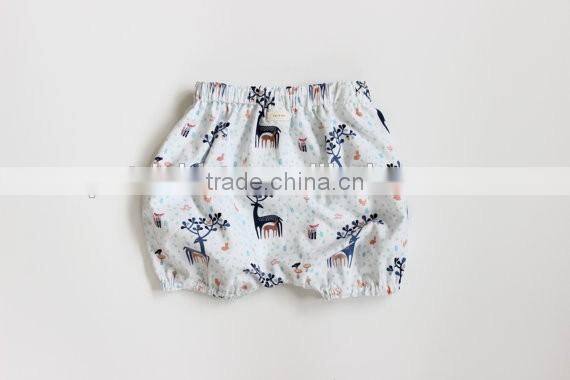 Newborn baby clothes baby leggings wholesale flower print shorts girls baby boutique bloomers