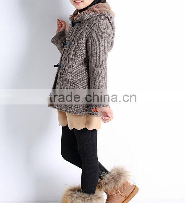 2015 New Fashion Models For Kids Hooded Cardigan Sweaters