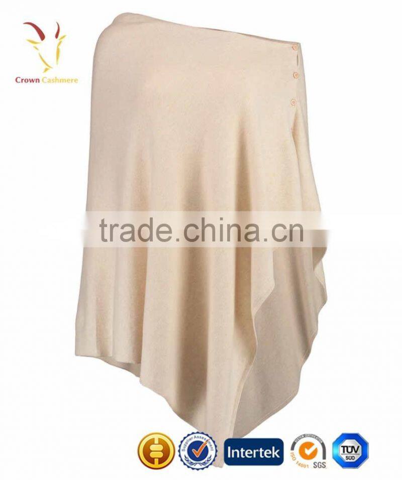 Colors Bottom design Womens Knitted Wool Capes and Ponchos