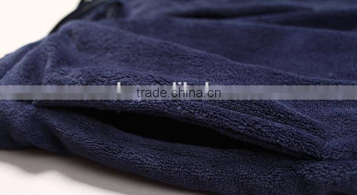 100% cotton mirco velvet pyjama trousers