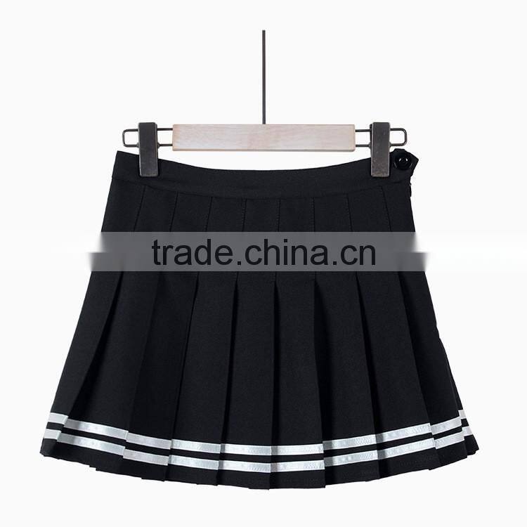 new design college high school children uniform skirt