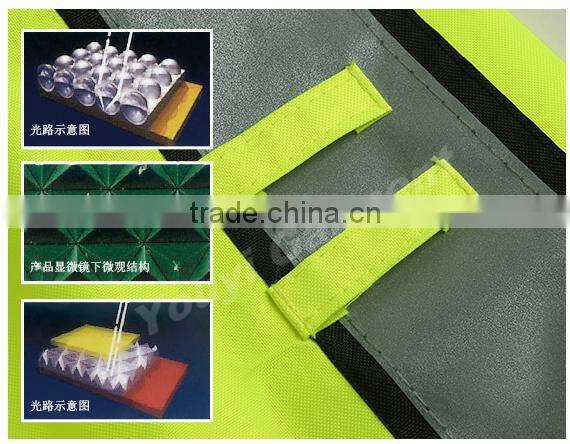high viz reflectiveoutdoor traffic raincoat