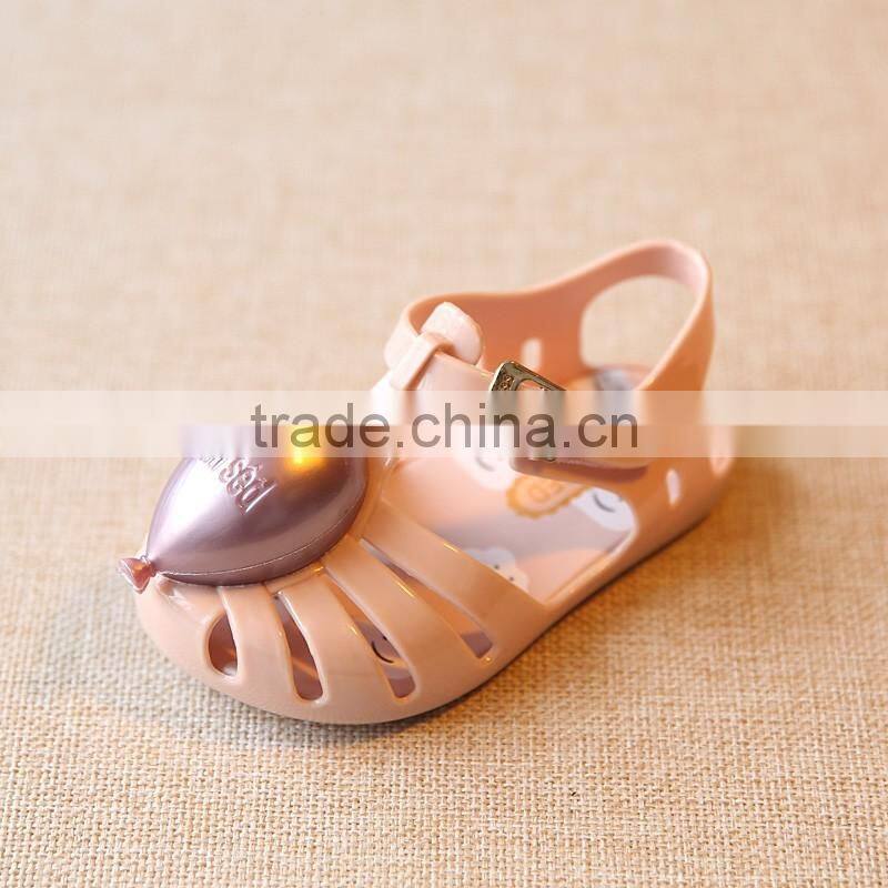 Kids melissa PVC sandals, balloon design mini melissa sandals