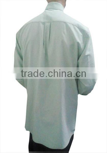 custom army style contrast color oxford shirt