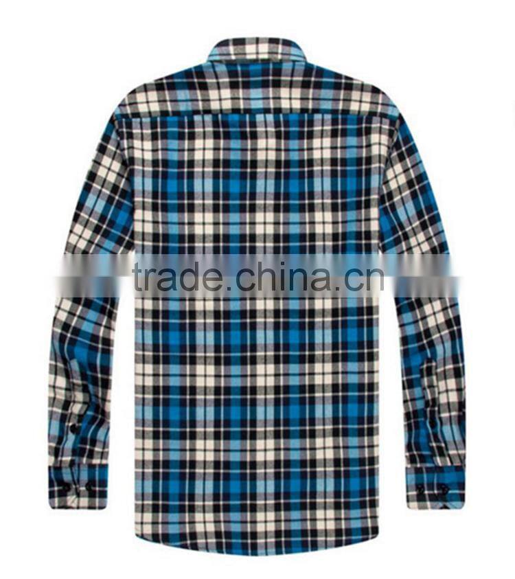 Mens custom flannel shirts checks plaid casual shirts for man wholesale