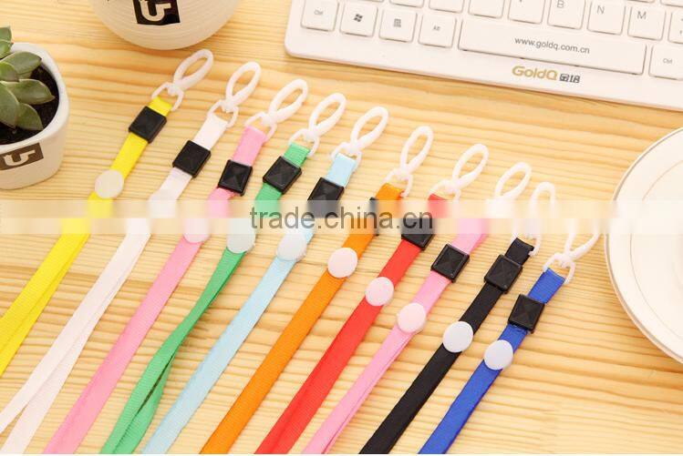 1cm plastic hook Ribbon badge lanyard lanyard gold ribbon work documents card sets with rope chest card rope