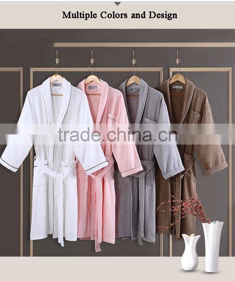 Terry cloth fabric for bathrobe cotton super soft sexy bathrobe