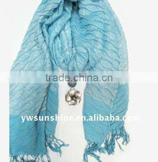 New trendy lady wool scarf 2012